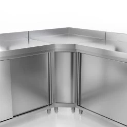 Edelstahl Arbeitsschrank PREMIUM - 2000x600mm - Mit 3 Schubladen Rechts & Aufkantung 14 Edelstahl Arbeitsschrank PREMIUM - 2000x600mm - Mit 3 Schubladen Rechts & Aufkantung -Küche Zu Hause millieu arbeitsschranka 8289 12