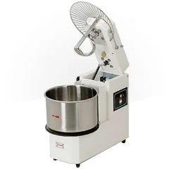 Teigknetmaschine - 53 Liter / 44 Kg - 1 Geschwindigkeit - Kessel Abnehmbar Und Rührwerk Aufklappbar -Küche Zu Hause tmp53kr clean 062d